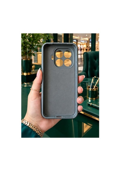 Mi 15 T Pro İle Uyumlu 360 Derece Dönebilen Kalın Metal Magsafe Halka Stantlı İçi Kadife Korumalı Ultra Lüx Premium Silikon Kılıf Gri Mi 15 T Pro İle Uyumlu 360 Derece Dönebilen Kalın Metal Magsafe Halka Stantlı İçi Kadife Korumalı Ultra Lüx Premium Silikon Kılıf Gri
