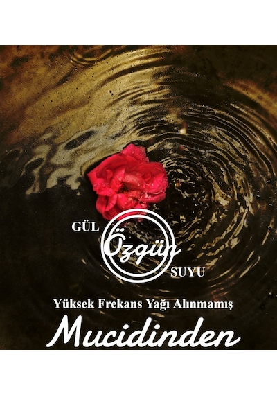 Akita Doğal Yağı Alınmamış Gül Suyu Cam Şişe 200 ML