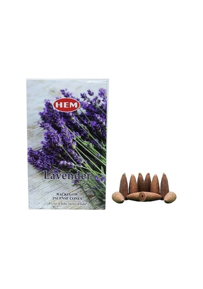Lavender Back Flow Konik Tütsü 10'lu.