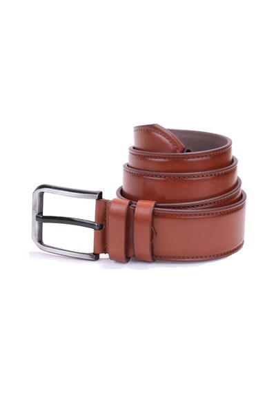 Dagoster DMK26-460 Taba 4.5 CM Suni Deri Erkek Kemer Taba