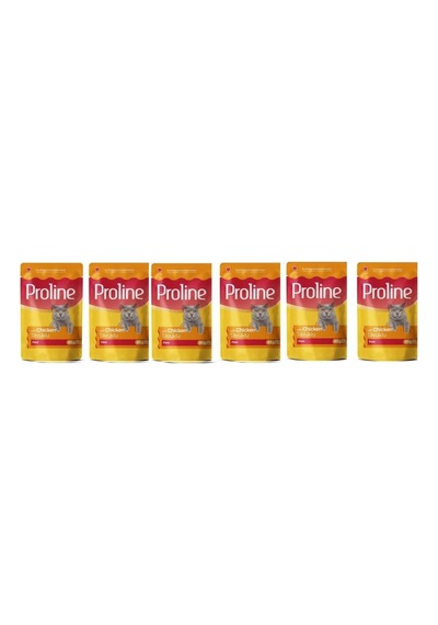 Pouch Tavuklu Yaş Kedi Maması 6 X 85 Gr