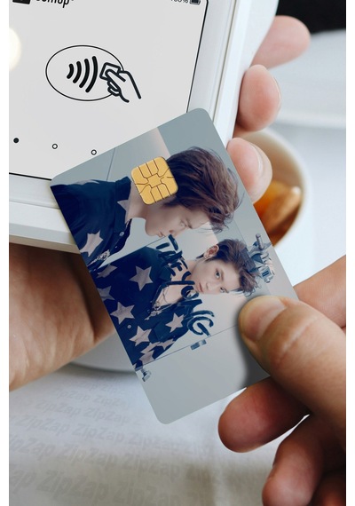 Nct Kpop K-pop Kart Kaplama Yapışkanlı Folyo Sticker 8 Adet Çok Renkli