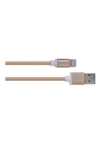 Philips Uyumlu Dlc2508G Lightning - Örme Şarj & Data Kablosu