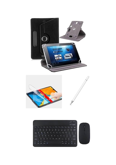 Huawei Matepad Pro 11.5 S Uyumlu 4in1 Set Klavye Mouse Kılıf Kalem Ekran Koruyucu