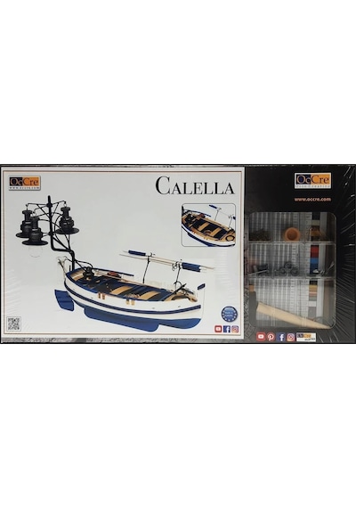Occre 52002 1/15 Ölçek, Calella Balıkçı Sandalı Ahşap Model Kiti