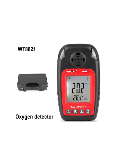 Wintact Wt8821 Profesyonel Oksijen Dedektörü Gaz Analiz Cihazı