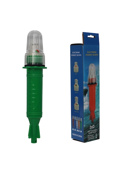 Powermaster Balıkçı Fener-Domuz Kovucu Yeşil-Kırmızı Lambalı 2Xd Yeşil