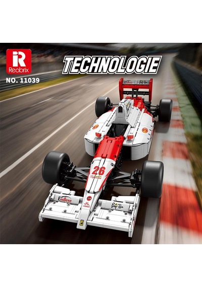 Reobrix Technic 11039 1/8 Mclaren Formula 1 Araba Yaratıcı Yapı Blok Seti Building Blocks -2800parça