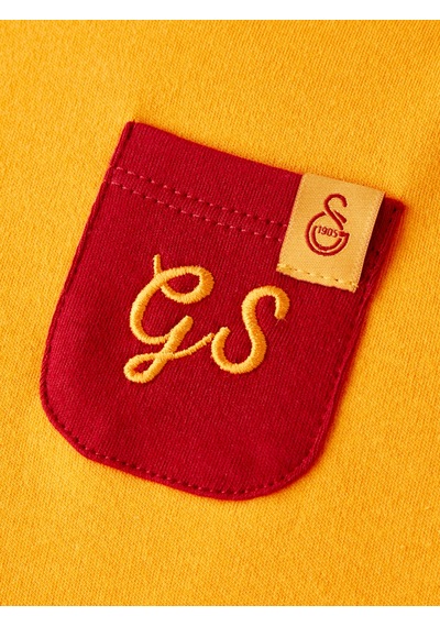Gsstore Galatasaray Bebek Uzun Kollu 2 Li Body B252005 Sarı - Kırmızı