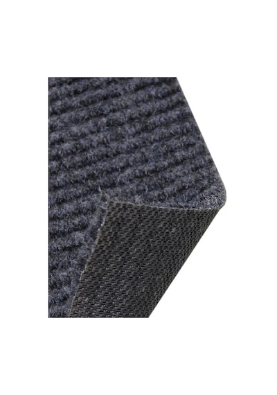 Gri Çelik Halı, Yolluk, Lastik Tabanlı, 2x19 Metre, Kaydırmaz Gri