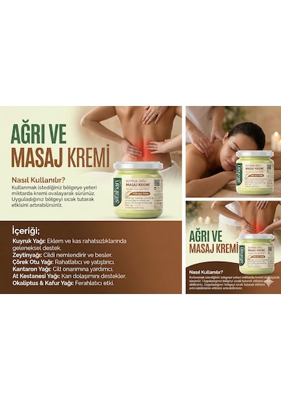 Şifahan Kuyruk Yağı Masaj Kremi 207 ML