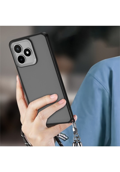 Realme C53 İçin Uyumlu Buzlu Tasarım Sararmaz Tpu Kılıf