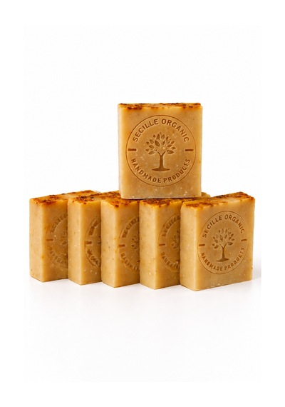 Secille Organic Soğuk Döküm Keçi Sütü Bal Ve Polen Sabunu 120g-el Yapımı Doğal Sabun