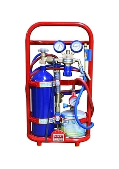 Dorf Oksijen Kaynak Seti 6 Litre Ekonomik Kartuş Tüplü