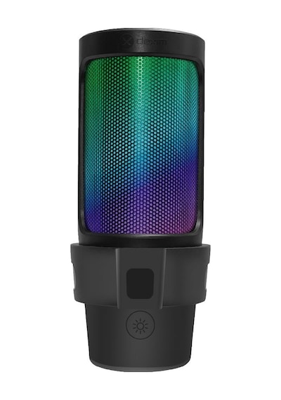 Dexim DMK008 RGB Gaming Masa Standlı  PC/PS5 Uyumlu Siyah Profesyonel Oyuncu ve Yayıncı Mikrofonu