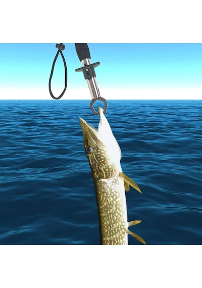 Bauer 18cm Fish Grip Paslanmaz Çelik Balık Tutucu