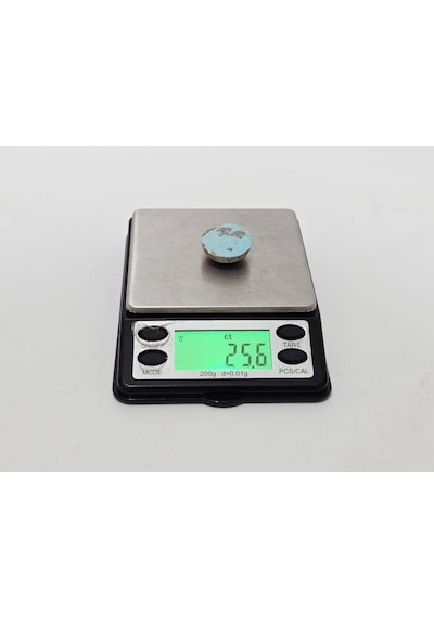 Doğal İran Nişabur Firuze Turkuaz Taşı 25,5 Karat - 5,13 Gram renkli