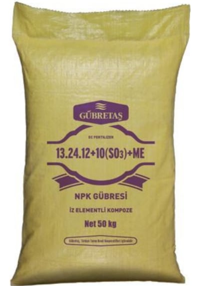 13.24.12+10(So3 +Me Kükürtlü Çinkolu Demirli Gübre (5 KG)