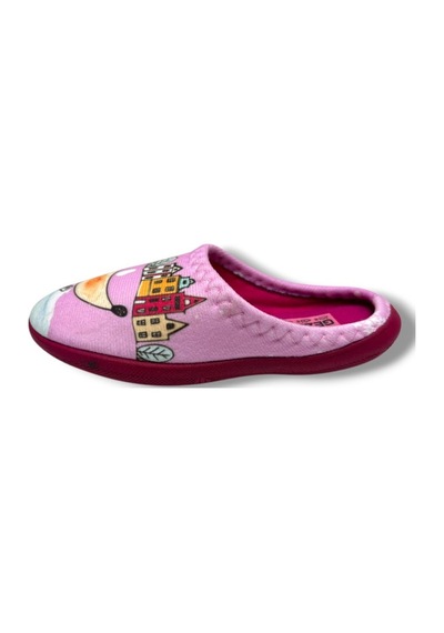 Gezer 14531-26 Happy Winter Termal Kız Çocuk Ev Terlik 30-35 Pembe