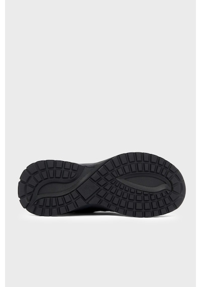 Emporio Armani Süet Detaylı Sneaker Ayakkabı Erkek Ayakkabı Em004828 Af23184 Mz312 Siyah-lacivert