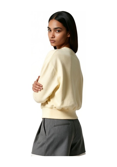 Hiccup Busem Kadın Pamuk Karışımlı Sweatshirt Sarı