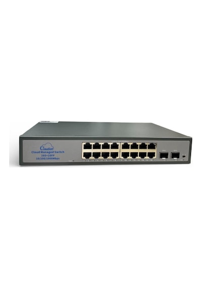Novacom Nvc-hıs2116g2s 16 Port + 2 Sfp Gigabit Plastik Kasa Ethernet Switch