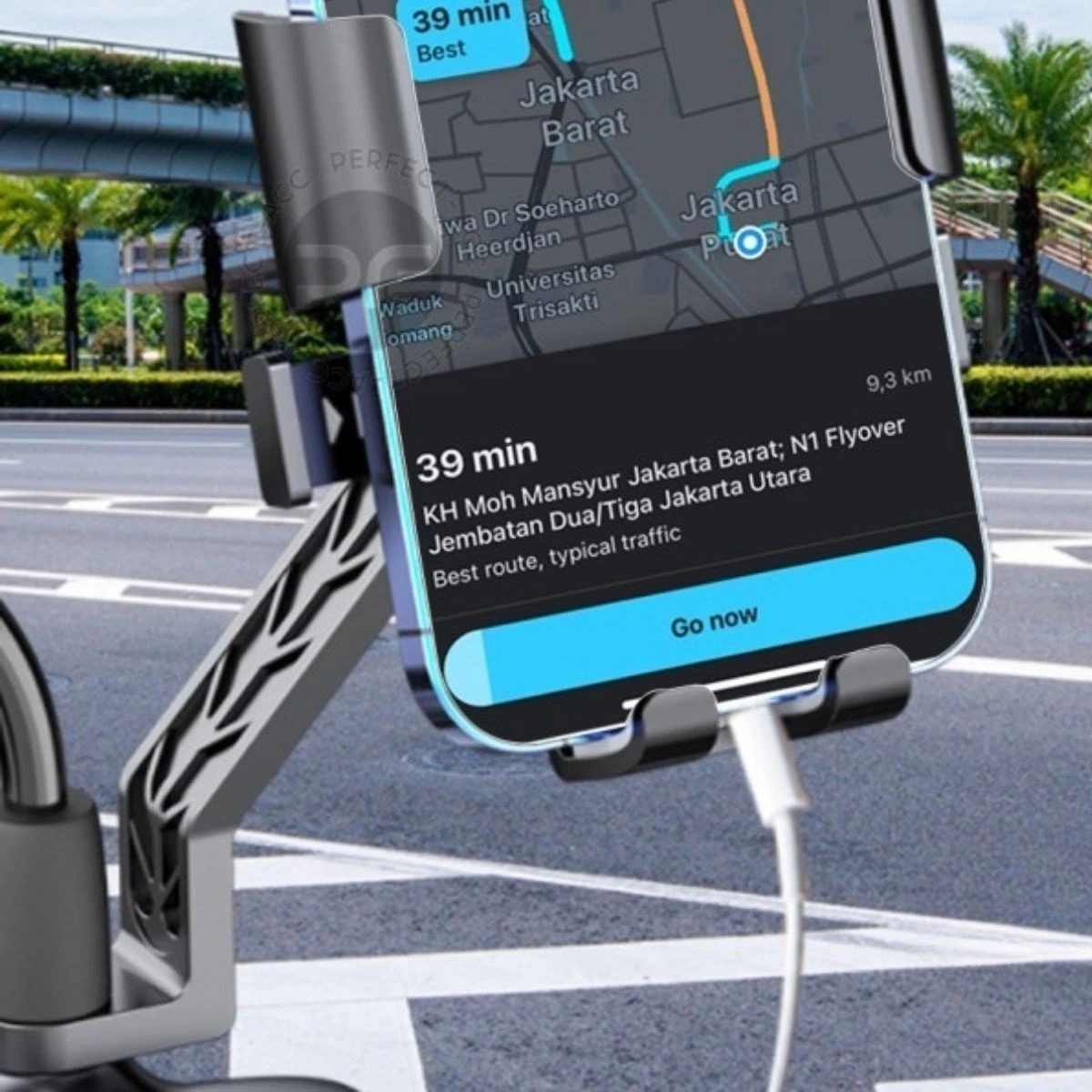 Zenvia Motor,motosiklet,bisiklet ,scooter İçin 360 Derece Dönebilen Dikiz Aynası Versiyonu Telefon Tutucu Aparat Znv 10"