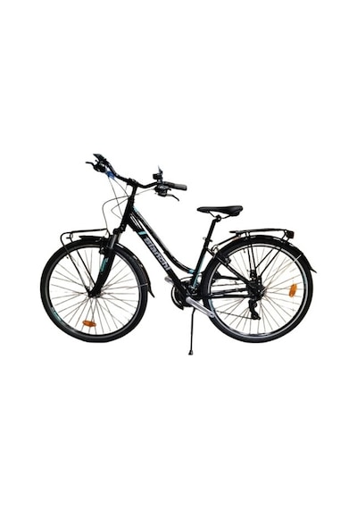 Bianchi Travel 505 28 Jant 21 Vites 40 Cm V-fren Şehir Bisikleti- Siyah-turkuaz-gri Siyah