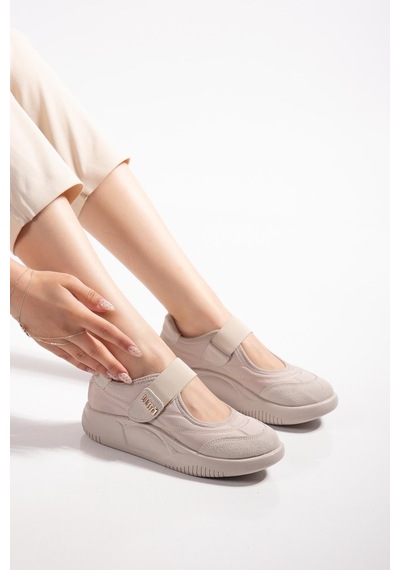 Suins Fable Model Bantlı Günlük Kadın Sneaker Ten