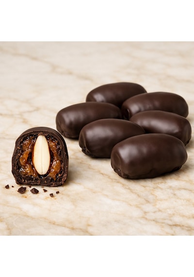 Çikolatalı Bademli Hurma 1 Kg 64512592