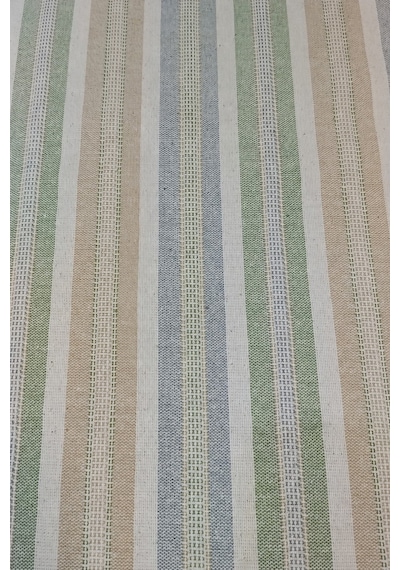 Naturel Buldan %100 Pamuk Çift Kat Fırfırlı 3 Parça Çift Kişilik Yatak Örtüsü Takımı 240x260 Cm Çok Renkli