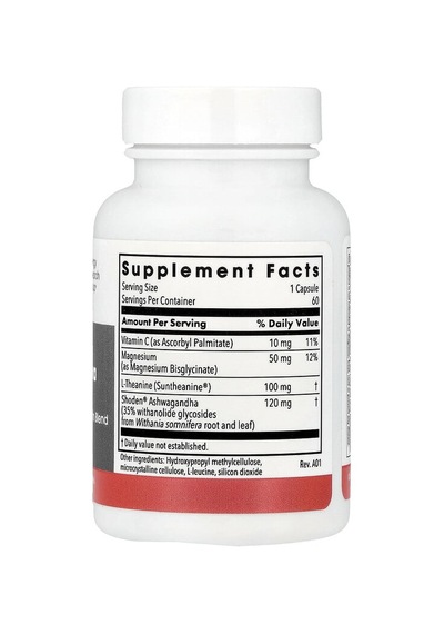 Metabolic Maintenance, As-hw-aga-ndha Plus, L-theanine & Magnesium Blend, 60 Vegetarian Capsules
