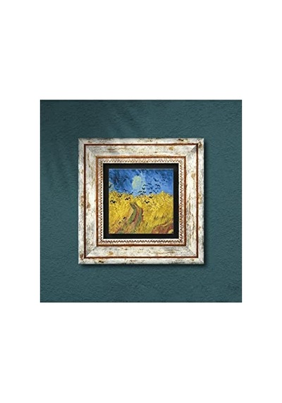Van Gogh Buğday Tarlası Ve Kargalar Taş Duvar Tablosu - Çerçeveli Taş Tablo - Dekoratif Duvar Sanatı - Modern Ev Diğer Van Gogh Buğday Tarlası Ve Kargalar Taş Duvar Tablosu - Çerçeveli Taş Tablo - Dekoratif Duvar Sanatı - Modern Ev Diğer
