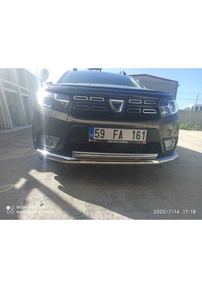 Dacıa Sandero Stepway 2012-2020 Krom Ön Bıyık Çiftli - Scad A