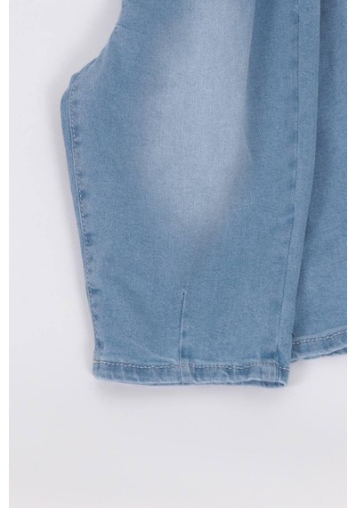 Magu Unisex Çocuk Baloon Denim Jeans Mavi