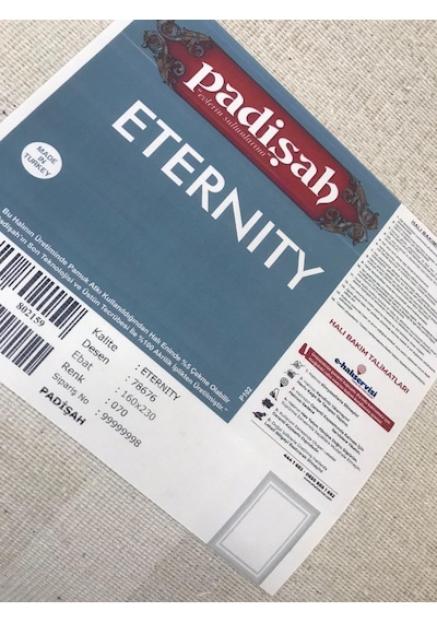 Padişah Halı Eternity 78676 070 Serisi Akrilik Salon Oturma Odası Halısı Kahve - Krem