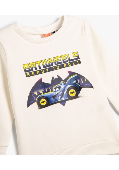 Koton Batman Sweatshirt Lisanslı Uzun Kollu Bisiklet Yaka Pamuklu Şardonlu Ekru 4wmb10373tk 4WMB10373TK010 Ekru Koton Batman Sweatshirt Lisanslı Uzun Kollu Bisiklet Yaka Pamuklu Şardonlu Ekru 4wmb10373tk 4WMB10373TK010 Ekru