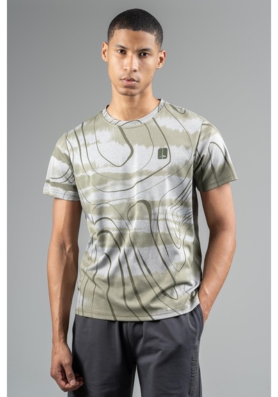 Maraton Regular Erkek Bisiklet Yaka Hakimelanj- T-shirt Hakimelanj-