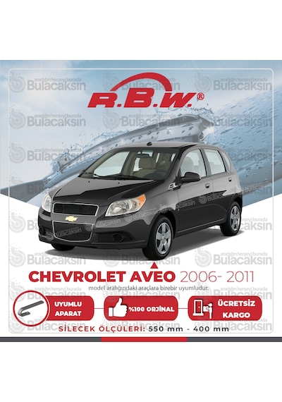 Rbw Chevrolet Aveo Hb 2006 - 2011 Ön Muz Silecek Takımı