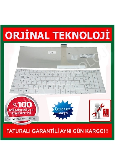 Toshiba L50 A Klavye Beyaz Türkçe Q