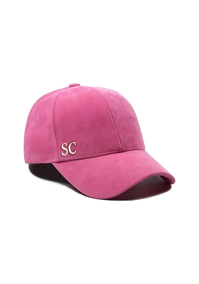 Twingold İsme Özel Süet Kep Şapka - Ab01013 - Pembe Pembe