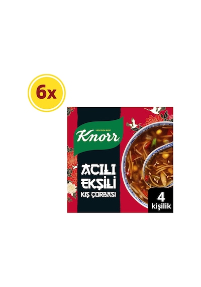 Knorr Acılı Ekşili Kış Çorbası 6 x 74 G