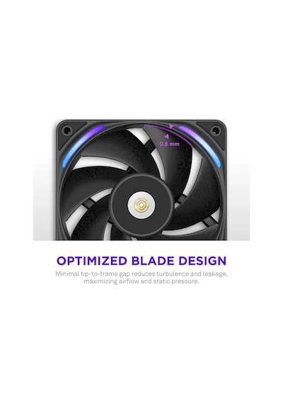 Nzxt F240x Single-frame Rgb 240mm Siyah Kasa Fani