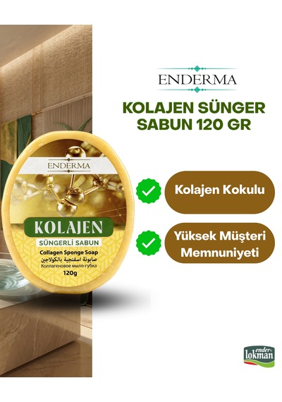 Kolajen Süngerli Sabun 120gr