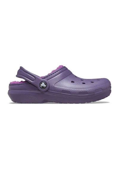 Crocs Classic Lined Clog Kids Çocuk Siyah Terlik 207010-5cı Mor