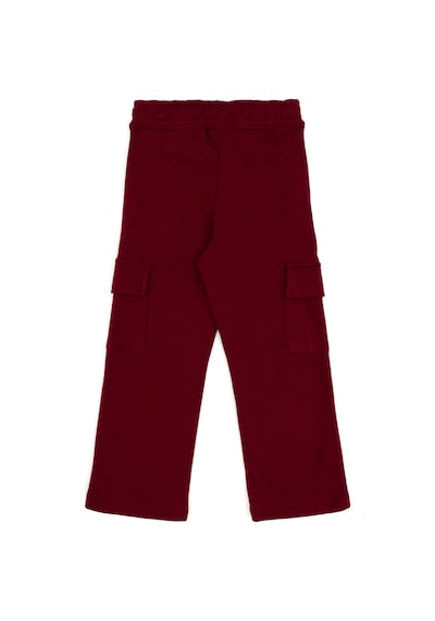 U.S. Polo Assn. Kız Çocuk Bordo Cep Detaylı Parlak Baskılı Eşofman Altı 50316892-VR014
