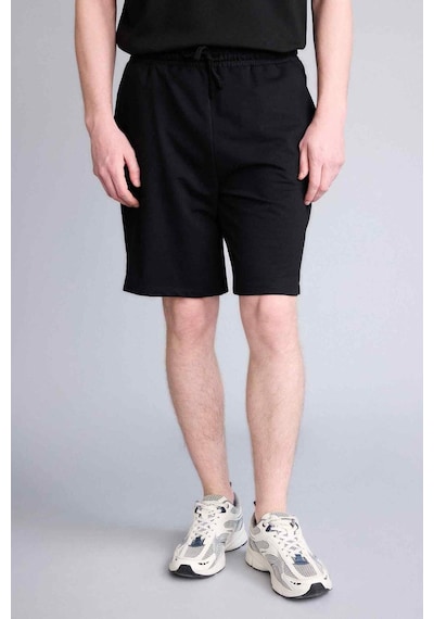 Defacto İnce Sweatshirt Kumaşı Şort H0652ax26spbk27 Siyah-bk27