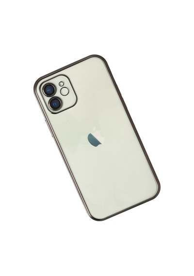 iPhone Uyumlu 12 Kılıf Razer Lensli Silikon - Siyah