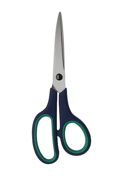 14 Cm Paslanmaz Çelik Makas Ergonomik Saplı, Keskin, Çok Amaçlı Kullanım