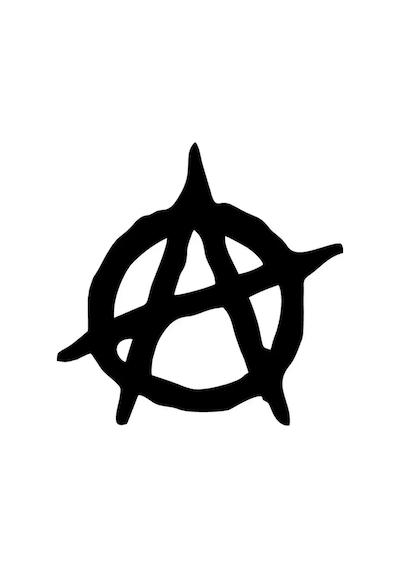 Anarchy - Araç, Oto, Laptop, Duvar Uyumlu Kaliteli Kaliteli Sticker 20 20 Cm